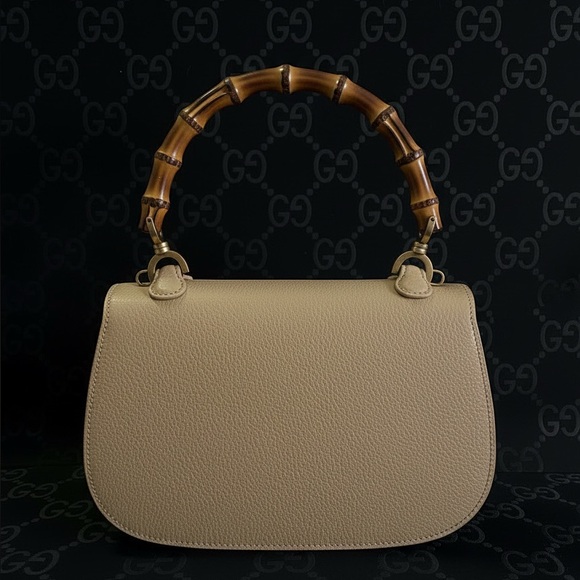 Gucci Bamboo 1947 small bag in cream - Picture 3 of 11
